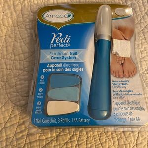 Amope Pedi Perfect Electronic Nail Care System NEW